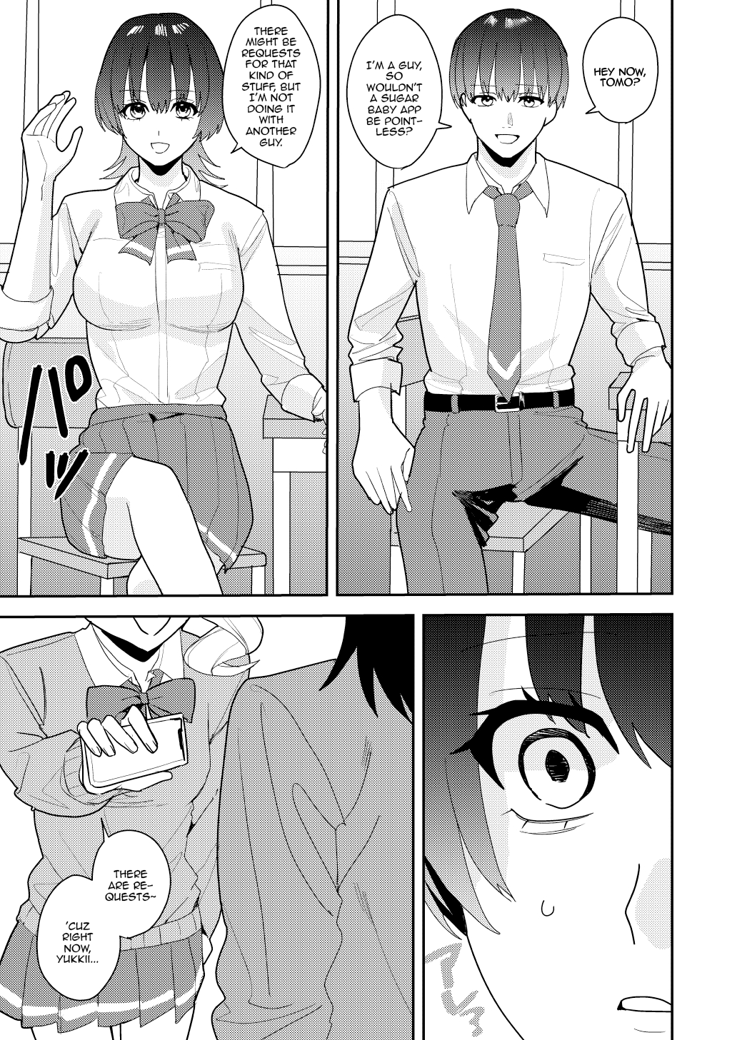 Hentai Manga Comic-Having Fun And Earning Some Money By Prostituting Myself After Turning Into A Girl!-Read-6